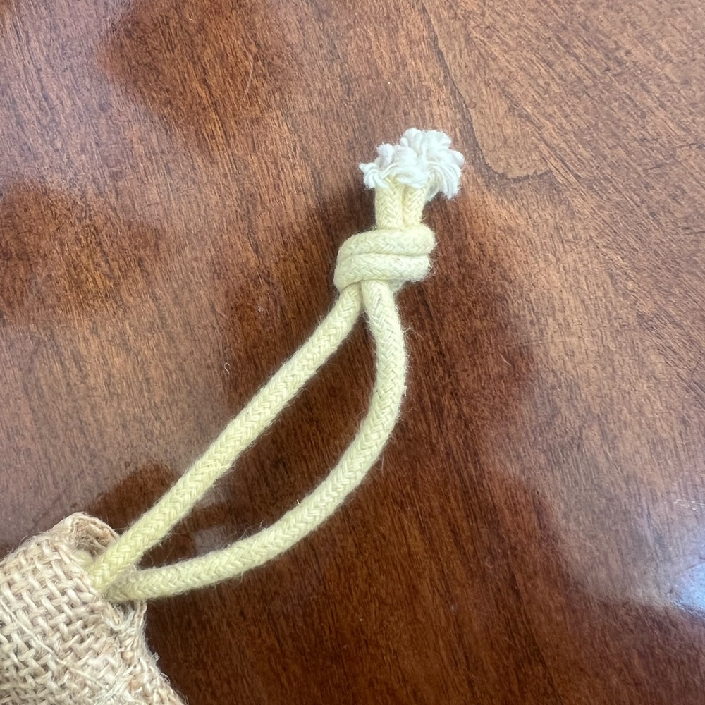 8Greens Burlap Drawstring Pouch - Picture 3 of 11